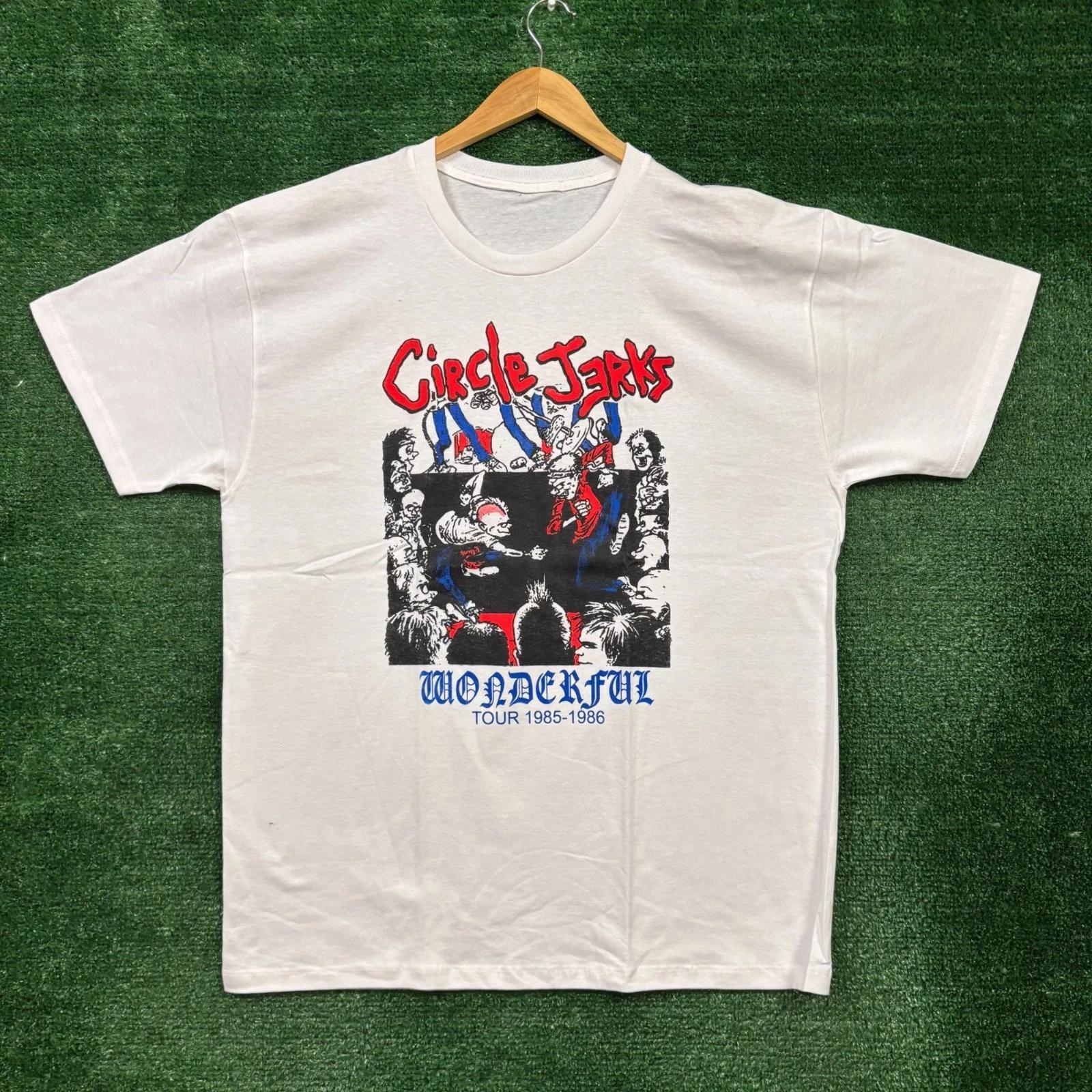 

Circle Jerks Wonderful Tour Hardcore Punk Band T-shirt Size Extra Large M
