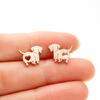 Fashion Ear Jewelry Pet Dog Ear Stud Dachshund Ear Pins Alloy Material for Daily