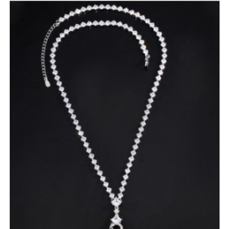 

Ювелирные изделия Медное основание Позолоченное Имитация Цветных Сокровищ Щедрый Бриллиант Роскошное Подвеска Ожерелье 20 * 28