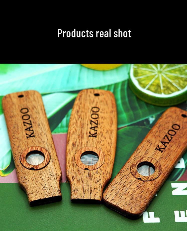 Profesionální dřevěné kazoo pro kytarový doprovod