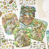 3Pcs Scenes Cartoon Landscape Sticker Pack Forest Village DIY 3D Stickers Cabin Scene Pocket Birthday Gift for Kid Child Student