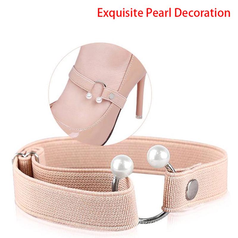 Women Shoelace For High Heels Adjustable Shoe Strap Belt Ankle Holding Anti-Skid