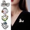 Ghost Theme Jewelry Halloween Cartoon Enamel Brooch, Spooky Metal Lapel Pin, Pin Sweater Cardigan Coat Suit Scarf Decor, Men Women Clothing