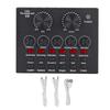Studio Record V8 Sound Card Audio Mixer External Sound Card Convenient Mic Sound Card  PC Computer