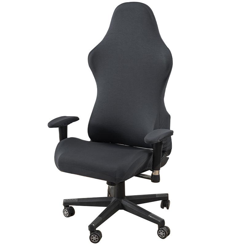 Milk-Silk Gaming Chair Cover, Solid Color Esports Seat Cover, Computer Chair Slipcover