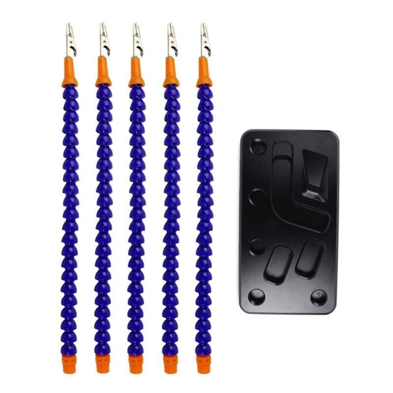 

Паяльная станция Helping Hands Гибкая третья рука Набор инструментов для пайки Зажим для третьих рук Аксессуары для держателя печатной платы Устойчивая основа 1