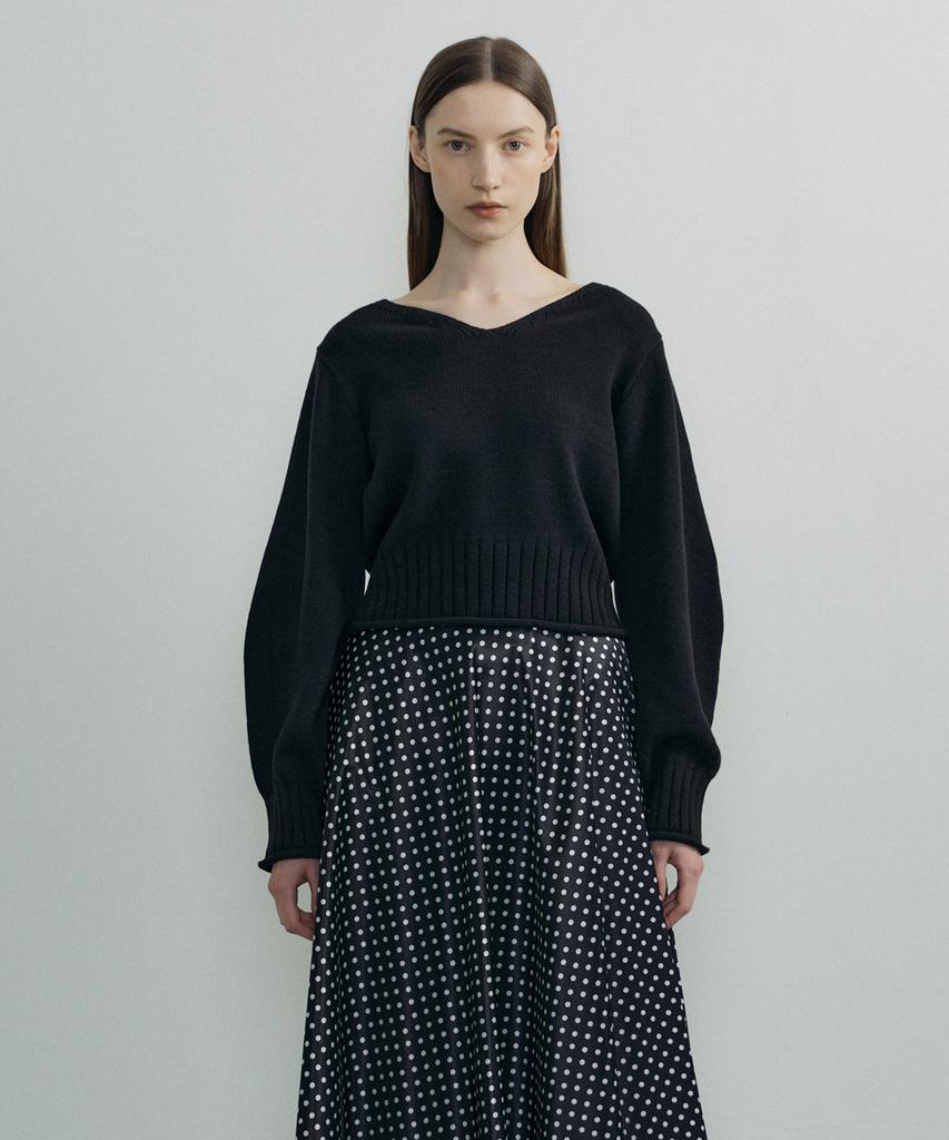OCTETTE Cotton Waveneck Knit_2Color
