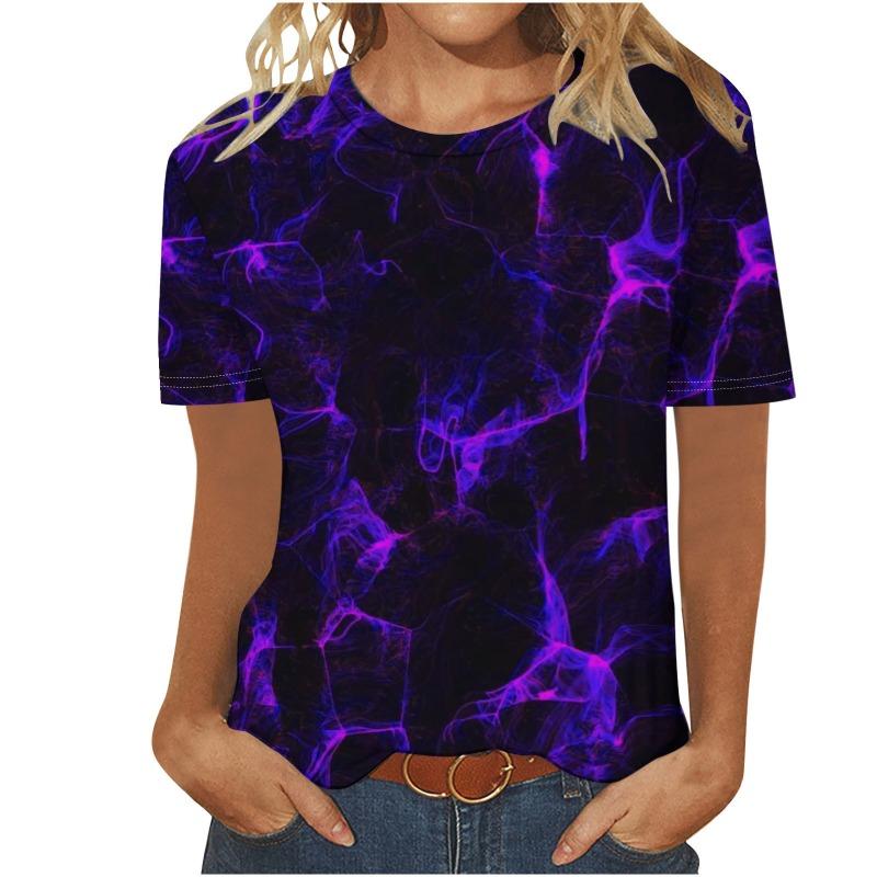 3D Printed Women's T-shirt From Magma Trend Fissure Fashion Shirt