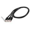 Motorcycle Handlebar Switch LED Stainless Steel Waterproof for Horn Headlight Spot LampRight