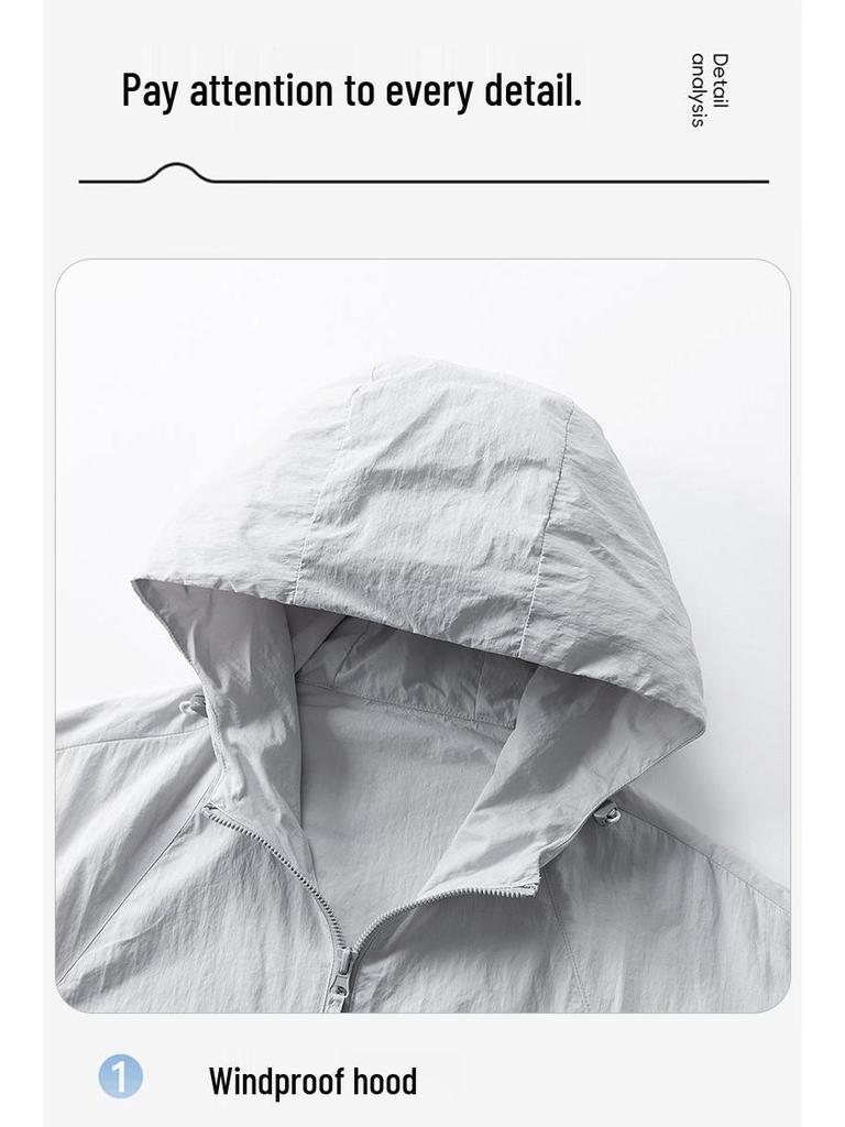 Men's UPF50+ Hooded Sun Protection Jacket - Cooling, Quick-Dry, Breathable, Lightweight Fishing Gear (2026)