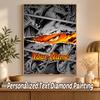 Charizard Custom Name Diamond Painting Personalized 5D Full Drill DIY Diamond Art Home Decor
