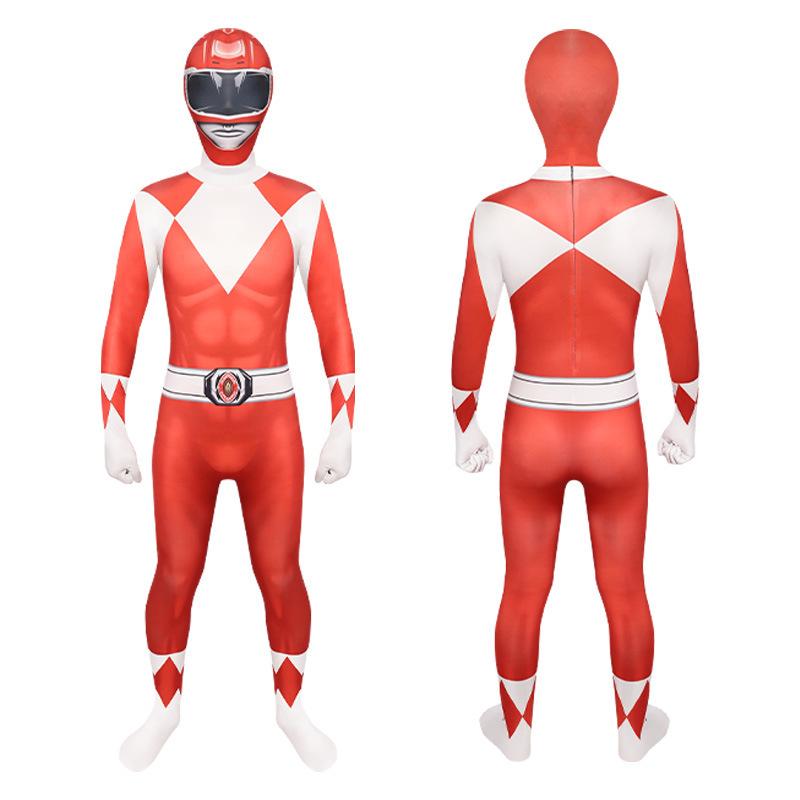 Direct Supply From The Manufacturer For Power Ranger Cosplay Full-Coverage One-Piece Suit Power Ranger Cosplay From The Zentai Team