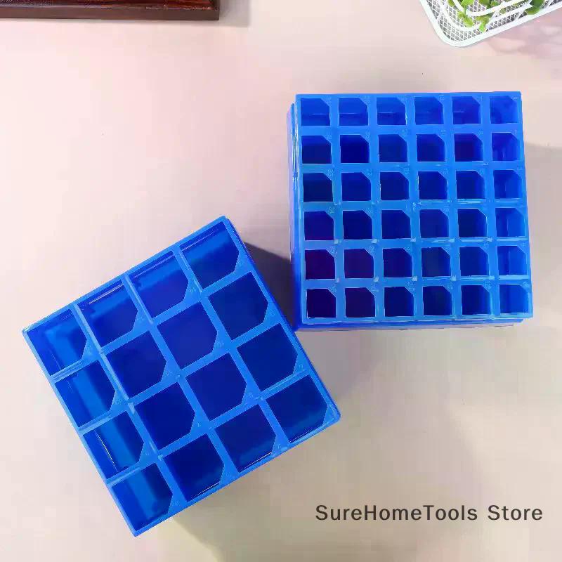 Plastic Freezer Storage Box For Tube Rack Microcentrifuge Test Tube Holder EP Tube Storage Case Experiment Pipette Tip Holder