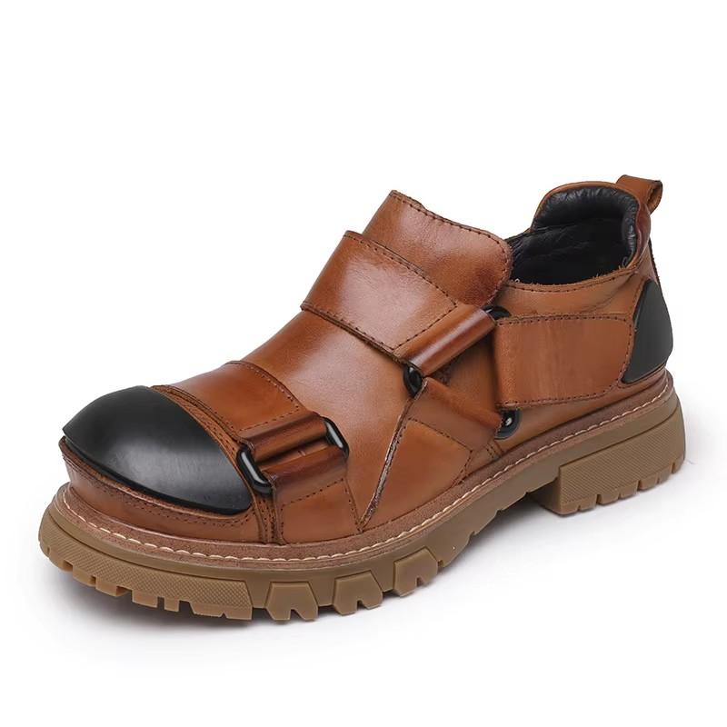 Brand Men Casual Shoes New Top Quality Business Dress Oxfords Shoes Genuine Leather Italian Formal Shoes Male Work Boots