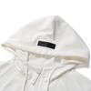 Fila Fusion Casual Color Block Hooded Sweatshirt Women Tops Cloud-White T11W446208FWT