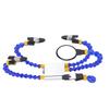 Soldering Helping Hand 4 Flexible Clamps and Magnifying Glass with Aluminum Alloy Base for Electronic Repair Industrial