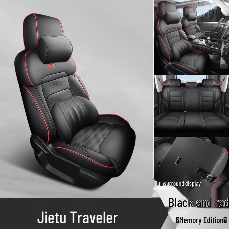 Jetour Traveller Full Leather Car Seat Cushion - Universal, New Model, Four Seasons, Drop Shipping Ready.