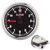 2 en Universal 0?12 Horímetro Reloj Instrumento Indicadores Pantalla Retroiluminación Roja 12V24V para Coche