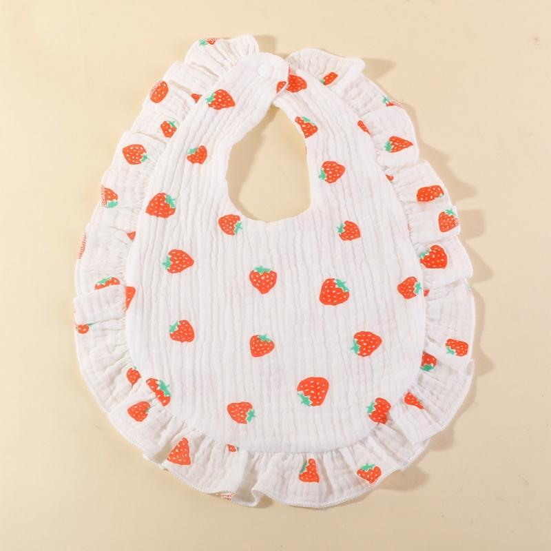 Lovely Baby Bibs Baby Drooling Bibs Cotton Bibs Unisex Baby Feeding Bibs Adjustable Teething Drooling Bibs 9x6-inch