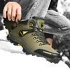 39-47 Men's Outdoor High-top Wear-resistant Non-slip Hiking Shoes Large Size Snow Boots