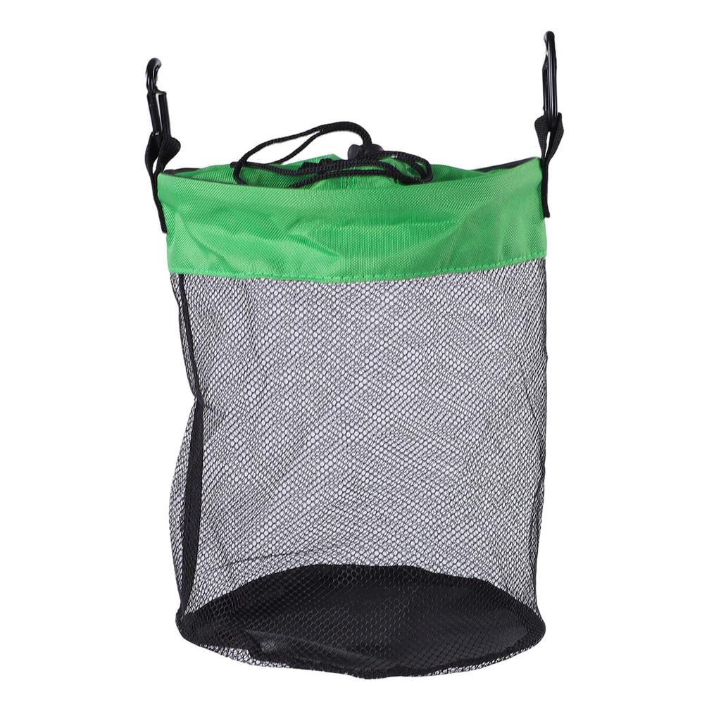 Mesh Clothespin Bag Holder Breathable Hanging Laundry Pin Storage Bag with Drawstring Closure Buckle Oxford Fabric