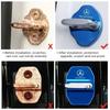 ZPU1  4PCS Car Door Lock cover Protect Buckle Cover Latch Stop Anti Rust Car Accessories For Mercedes Benz W211 W210 W213 W203 W205