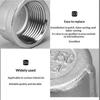 Internal Thread Pipe Cap Plug Wear Resistant 304 Stainless Steel Inner Wire Pipe Fitting for Agricultural Irrigation Pipes