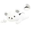 Mini White Bear Plush Toy Doll With Button Detail And Compact Size Ideal As A Small Gift Or Accessory