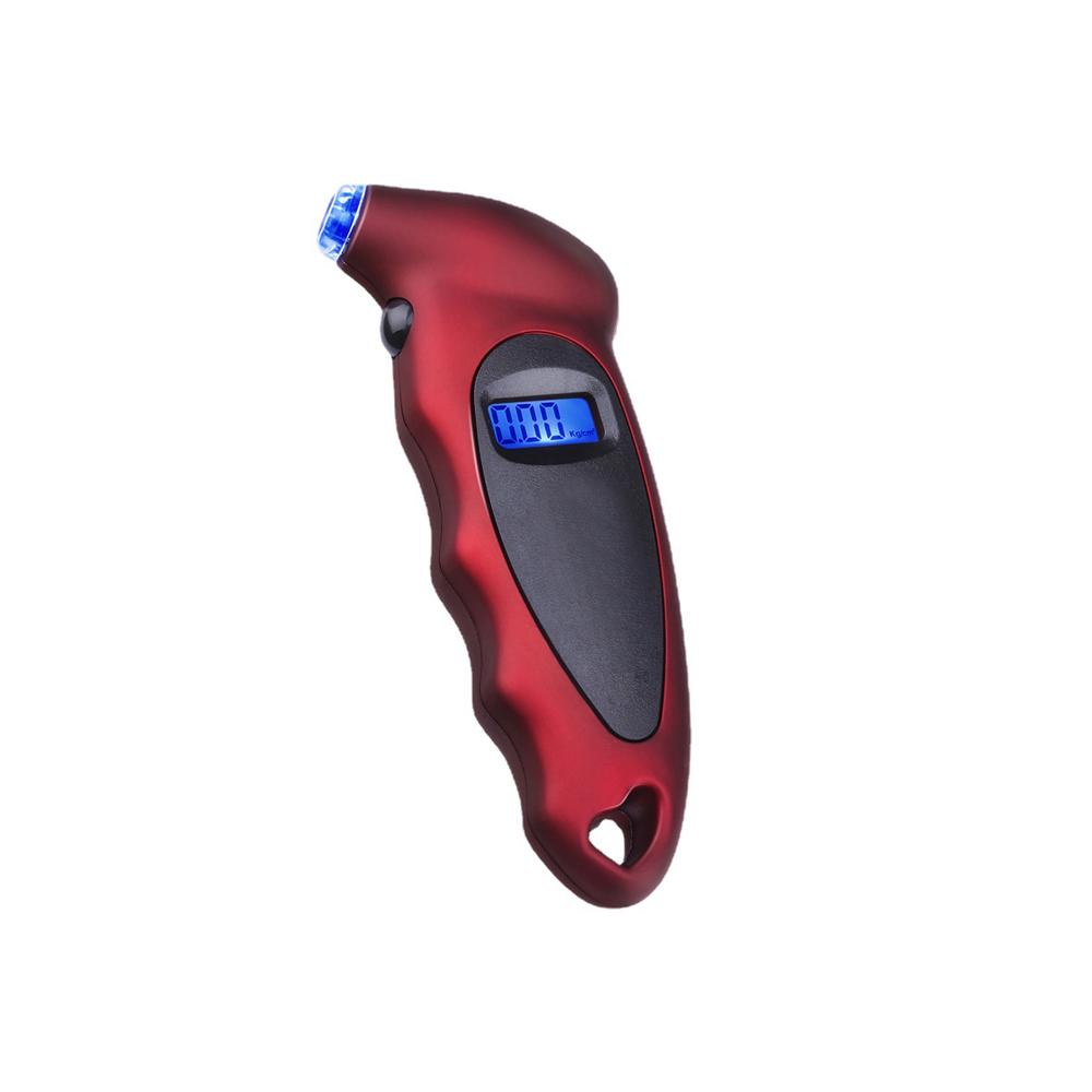 LCD Digital Car Tire Gauge Mini Motorcycle Bike Tire Diagnostic Tool Mini Display Tire Pressure Tool Gauge PSI Kpa