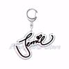 Hot Popular Korean Fashion Kpop Girls Band Keychain for Women Man Bag Accessories Bag Key Chain Ring Keychains Jewelry Fans Gift