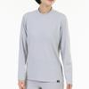 Millet Crew Long Sleeve Hiking Silver Size XL Women's Anti-Insect Innerwear, MIV02016, (New Logo),