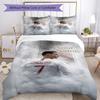 Cristiano Ronaldo Customize Your Name Bed CoverBed Perfect for Study Room Breathable Duvet Cover Bedroom Decor Best for Christmas