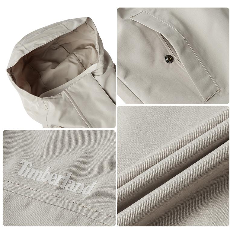 Timberland Solid Color Versatile Loose Comfortable Hooded Three-In-One Fleece Liner Outdoor Hiking Waterproof Breathable Jacket Women Jacket A41T3-071