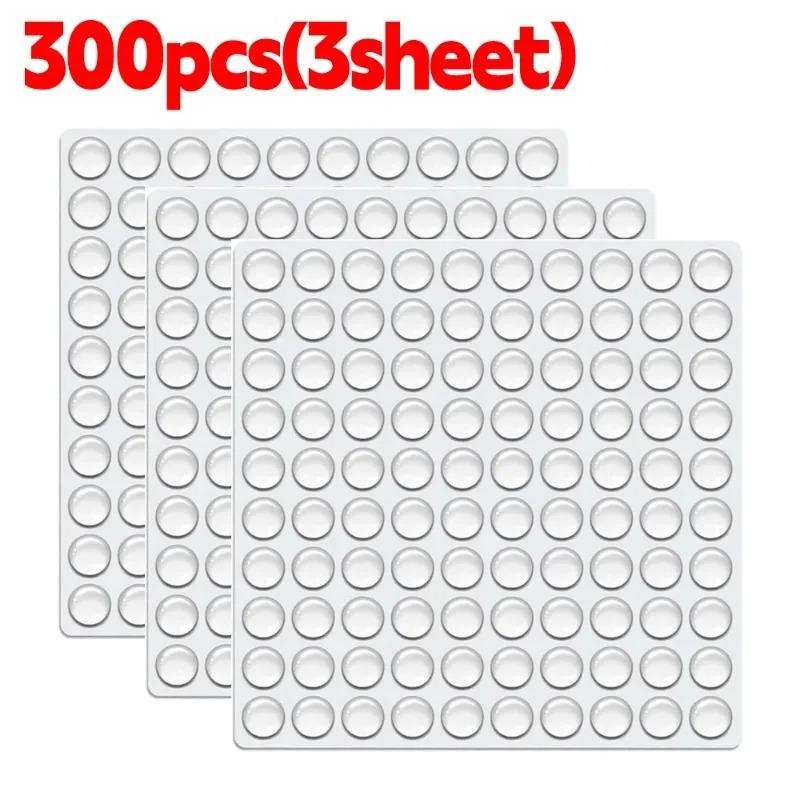 Wholesale Silicone Furniture Dots Self-Adhesive Clear Door Stop Rubber Damper Buffer Cabinet Bumpers Cushion Protective Pads