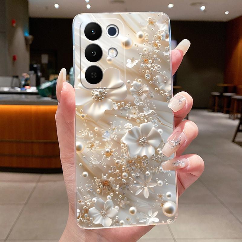 For Realme C85 Pro Case 2025 Clear Fashion Butterfly Flower Soft TPU Silicone Phone Cell Cover for RealmeC85 Pro 4G RMX5555 Case
