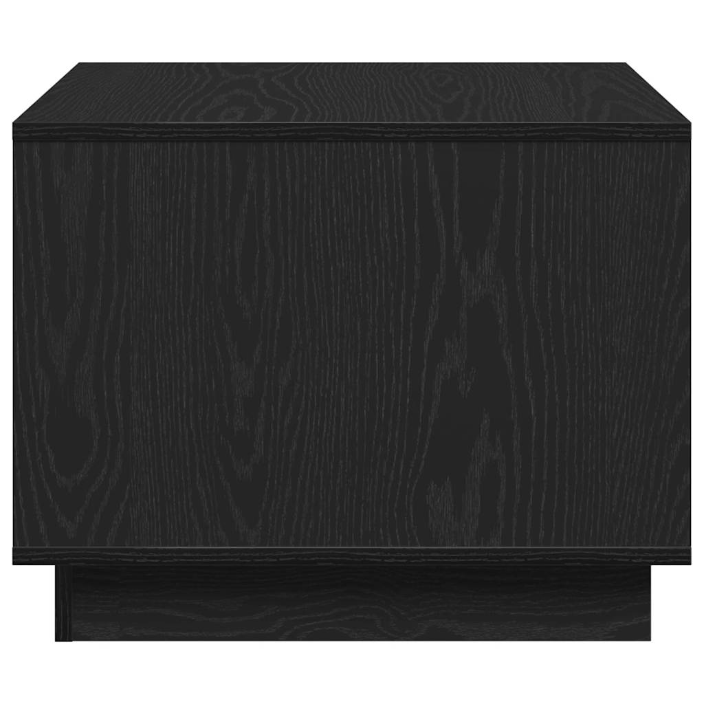Coffee Table Black Oak Look 55 x 55 x 42 cm Engineered Wood