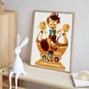 Disney Diamond Painting Pinocchio Creative Poster Cute Cartoon Cross stitch Complete Set of Creative Mosaic 5D DIY Home Decoration