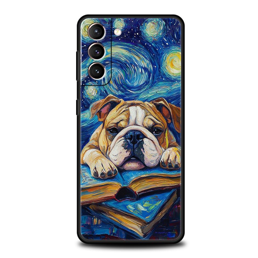 Tier Mops Nahaufnahme Handyhülle Für Samsung Galaxy S25 Edge S24 S23 S22 S21 Ultra S20 FE 5G S10 S10E S9 Plus Weiche TPU Hülle