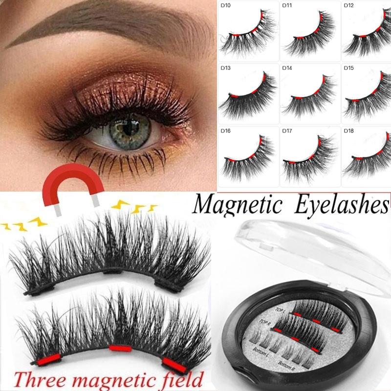 

18 стилей Женская мода 4 шт./набор Мягкий макияж глаз Наращивание ресниц Инструменты для макияжа Натуральный D09