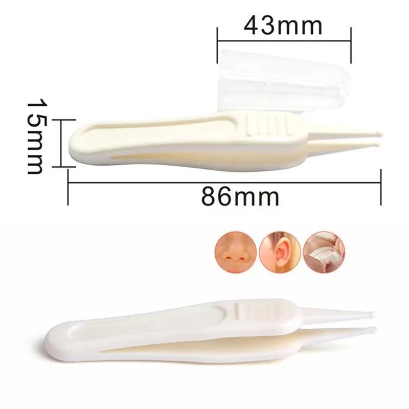 Pinza para Mocos de Bebé Limpiador de Oído Nariz Ombligo para Bebés Herramientas de Limpieza Pinzas de Seguridad para Niños Fórceps de Limpieza Suministros para el Cuidado de la Cavidad Nasal de Niños Pequeños