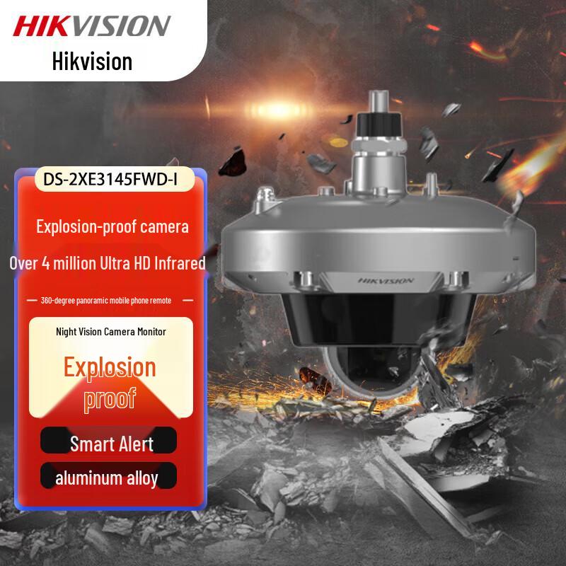 

HIKVISION DS-2XE3145FWD-I 4MP Explosion-Proof IR Dome Camera CN plug (adapter included)