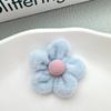 20Pcs 48mm Flower Embellishment With Button For Clothes Hat Patch Fabric Sewing Craft Headwear Hair Clips Decor Accessories