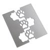 Paws Print Cutting Dies Metal Die Cuts Embossing Templates Molds Cuts Stencils for Scrapbooking Album Card Decoration