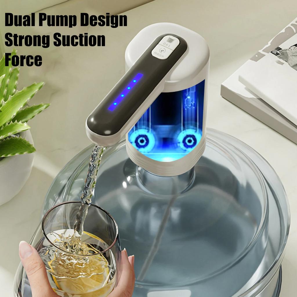 Powerful Automatic Water Dispenser Portable Water Gallon Bottle Switch Pump Usb Charging for Home Kitchen Office Appliances