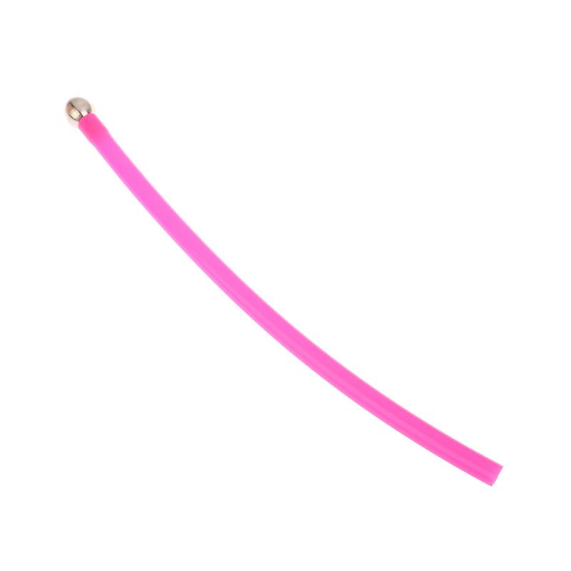1Pc 24cm Foam Cannon Soft Straw Pipette With Stainless Steel Gravity Ball Filter Colorful Silicone Rubber