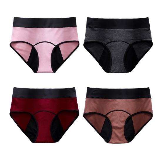 Period Underwear for Women High Waisted Leak-Proof Postpartum Menstrual Panties Heavy Flow Super Absorbency