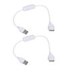 Durability USB Power Cable USB Switcher Cable With Built In Switcher For Cooling Fans Blowers LED Lights 5V2A Charging