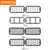 SHINEKA Lamp Hoods For Suzuki Jimny 2007-2017 Car Rear Bumper Fog Lamp Light Trim Cover Rear Fog Light Decoration Accessories