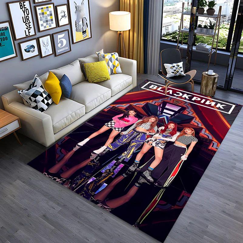 Blackpink: Global Icons Music Style carpet Doormat Suitable for all seasons Doormat Fashion Room