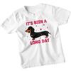 Its Been A Long Day Dachshund Dogs 100% Cotton T-shirt Mens Tees Top Funny Animal Tee